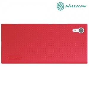 Чехол накладка Nillkin Super Frosted Shield для Sony Xperia XA1 - Красный