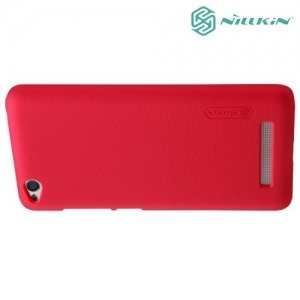 Чехол накладка Nillkin Super Frosted Shield для Xiaomi Redmi 4A - Красный