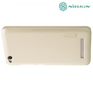 Чехол накладка Nillkin Super Frosted Shield для Xiaomi Redmi 4A - Золотой
