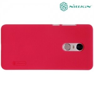 Чехол накладка Nillkin Super Frosted Shield для Xiaomi Redmi Note 4X - Красный