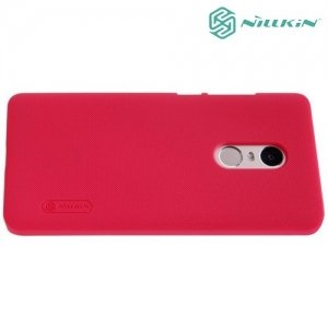 Чехол накладка Nillkin Super Frosted Shield для Xiaomi Redmi Note 4X - Красный