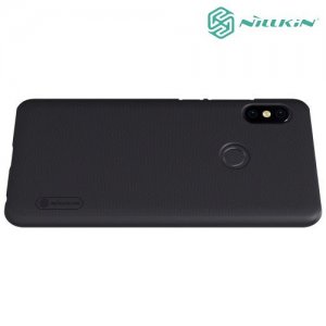 Чехол накладка Nillkin Super Frosted Shield для Xiaomi Redmi Note 5 / 5 Pro - Черный