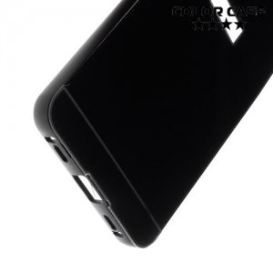 Чехол с металлическим бампером для Huawei ShotX - Черный