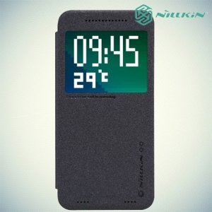 Чехол книжка для HTC One М9 Plus серый - Nillkin Fresh
