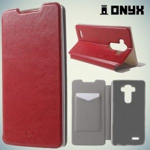 Чехол книжка для LG G4 H818 H815 - Красный