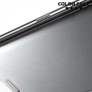 Чехол книжка для Samsung Galaxy S7 Edge с функцией Clear View Cover - Серебряный