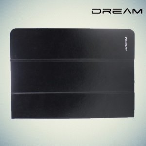 Чехол книжка универсальный для планшетов 10 дюймов тонкий Dream - черный