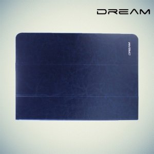 Чехол книжка универсальный для планшетов 10 дюймов тонкий Dream - синий