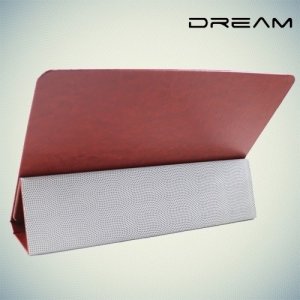 Чехол книжка универсальный для планшетов 10 дюймов тонкий Dream - Коричневый