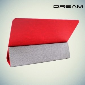 Чехол книжка универсальный для планшетов 10 дюймов тонкий Dream - Красный