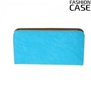 Чехол сумка для телефона 5 - 5.5 дюймов FashionCase - голубой