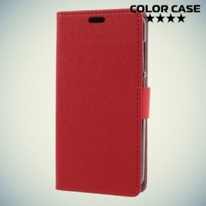 ColorCase флип чехол книжка для Alcatel One Touch U5 4G 5044D - Красный