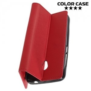 ColorCase флип чехол книжка для Alcatel One Touch U5 4G 5044D - Красный