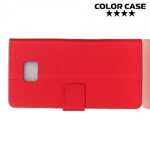 ColorCase флип чехол книжка для Asus Zenfone 4V V520KL - Красный