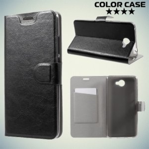 ColorCase флип чехол книжка для Huawei Y7 - Черный