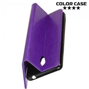 ColorCase флип чехол книжка для Meizu M5c - Фиолетовый