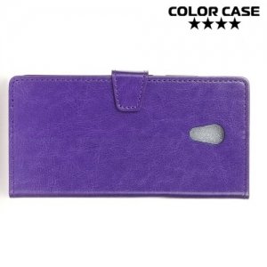 ColorCase флип чехол книжка для Meizu M5s - Фиолетовый
