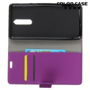 ColorCase флип чехол книжка для Nokia 8 - Фиолетовый