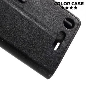 ColorCase флип чехол книжка для Sony Xperia XZ1 - Черный