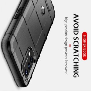 Defender Бронированный противоударный двухслойный чехол для OnePlus Nord N200 - Черный