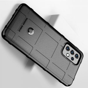 Defender Бронированный противоударный двухслойный чехол для Samsung Galaxy A52 - Черный