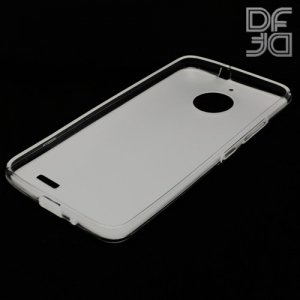 DF Case силиконовый чехол для Moto E4 - Белый матовый