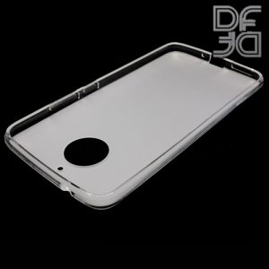 DF Case силиконовый чехол для Moto E4 Plus - Белый матовый