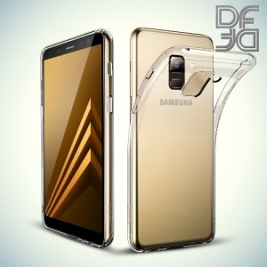 DF Case силиконовый чехол для Samsung Galaxy A8 2018 - Прозрачный