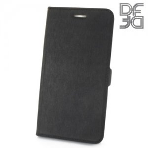 DF флип чехол книжка для Samsung Galaxy J1 mini Prime SM-J106 - Черный