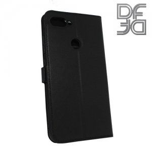 DF флип чехол книжка для Xiaomi Mi 8 Lite - Черный