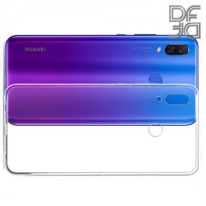DF Ультратонкий прозрачный силиконовый чехол для Huawei P smart+ / Nova 3i