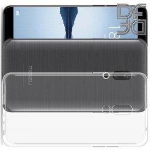 DF Ультратонкий прозрачный силиконовый чехол для Meizu 15 Plus
