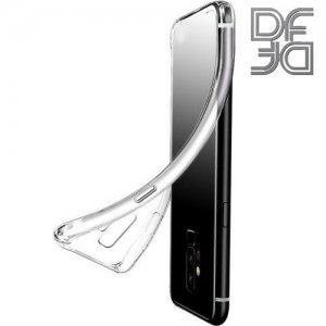 DF Ультратонкий прозрачный силиконовый чехол для Samsung Galaxy A10e