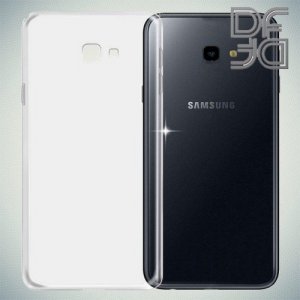 DF Ультратонкий прозрачный силиконовый чехол для Samsung Galaxy J4+ Plus