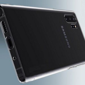 DF Ультратонкий прозрачный силиконовый чехол для Samsung Galaxy Note 10 Plus / 10+