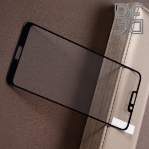 DF Закаленное защитное стекло на весь экран для Huawei Honor 8C - Черный