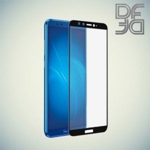 DF Закаленное защитное стекло на весь экран для Huawei Honor 9 Lite - Черный