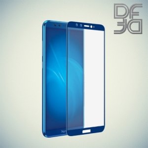 DF Закаленное защитное стекло на весь экран для Huawei Honor 9 Lite - Синий