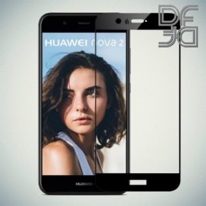DF Закаленное защитное стекло на весь экран для Huawei Nova 2 - Черный