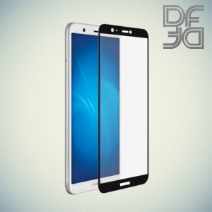 DF Закаленное защитное стекло на весь экран для Huawei P Smart - Черный
