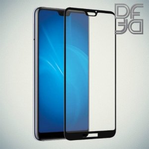 DF Закаленное защитное стекло на весь экран для Huawei P20 Lite - Черный