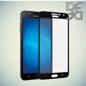 DF Закаленное защитное стекло на весь экран для Samsung Galaxy J7 Neo - Черный