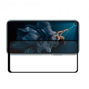DF Защитное стекло для Huawei Nova 5T / Honor 20 черное