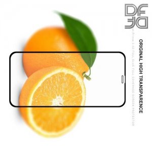 DF Защитное стекло для iPhone XR / iPhone 11 черное