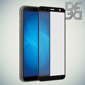DF Защитное стекло для Samsung Galaxy J4 Plus / J6 Plus черное