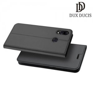 Dux Ducis чехол книжка для Asus Zenfone Max Pro M2 ZB631KL с магнитом и отделением для карты - Черный