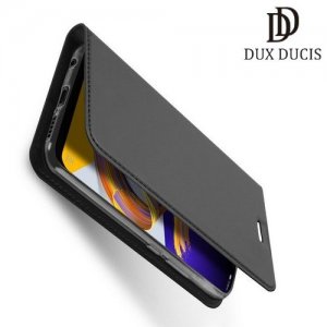 Dux Ducis чехол книжка для Asus Zenfone Max Pro M2 ZB631KL с магнитом и отделением для карты - Черный