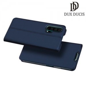 Dux Ducis чехол книжка для Huawei Honor 20 Pro с магнитом и отделением для карты - Синий