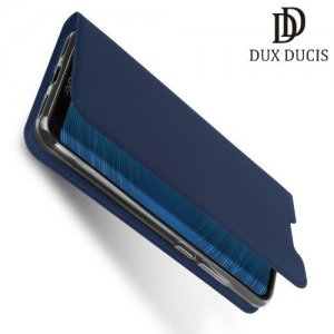 Dux Ducis чехол книжка для Huawei Honor 8A с магнитом и отделением для карты - Синий
