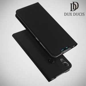 Dux Ducis чехол книжка для Huawei Honor 8A с магнитом и отделением для карты - Черный